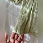 Aritzia BNWT Wilfred Novella Short Sleeve Blouse Top Pastel Sage Green Photo 8