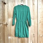 Lilly Pulitzer Green Beckett Drop Waist Long Sleeve Shirt Dress size M Photo 4