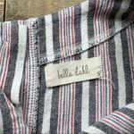 Bella Dahl  Fray Button Back Top in Americana Stripe Photo 8