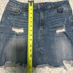 Wax Jean Blue Mini Skirt Casual Night Out Photo 4