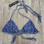 Gypsy 05 NEW! SAND Bikini Size S Small Racerback Top Cheeky Bottoms Blue Print Photo 3
