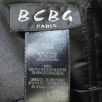 Vintage Y2k BCBG Mini Dress Strapless Bow Bodice Bodycon Twill Brown Womens 0 Photo 5