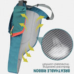 Teal and Orange Sling Backpack Green Photo 3