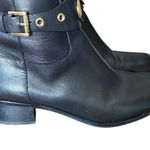 Michael Kors Black Leather Knee High Rising Boots size 8 Photo 2