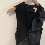 Anthropologie Hutch Black Ruffled Front Mini Dress Cocktail Size XS Photo 3