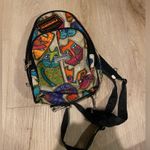 NWT Findings Abstract Cat Printed Artist Sling to Backpack Black Photo 0