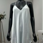 Flora Nikrooz Flora‎ Nikrooz Victoria CharmeuseChemise Size M Satin blue SlipNightgown Photo 0