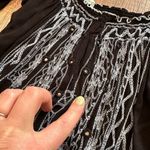 Poupette St. Barth Women's Embroidered Off-the-Shoulder Midi Dress Black Medium Photo 9