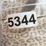 Chico's Leopard Print No-Iron Button Shirt Size 2 Beige Animal Print 3/4 Sleeve Photo 10