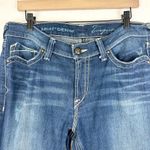 Ariat  Women's Boot Cut Jeans Size 31 Western Contrast Stitch Rodeo Mid Rise Photo 4