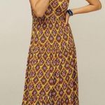 Anthropologie  Maeve Yellow Floral Maxi Dress S Photo 6