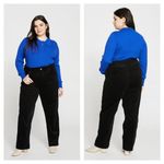 Universal Standard Cassidy Corduroy Pants Women’s Size 8 High Rise Straight Leg Photo 1