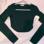 Altar'd State NWT Green Long Sleeve Top Photo 0
