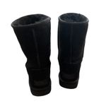 UGG Classic Short II Black Suede Shearling Boots Size 7 Photo 5