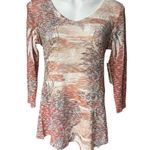 Reba NWT,  Sierra Sunrise Knit Tunic Top, Sz M Photo 0