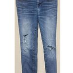 Madewell  Skinny Skinny Low Rise Jeans Blue Size 26 distressed torn knees ankle Photo 0