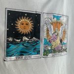 Rue 21 Ribbed Large Tarot Card Short Sleeve Shirt Photo 1