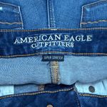 American Eagle  Outfitters Ripped Blue Jean Shortie Shorts Photo 2