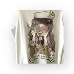 VHTF: Valfre Valfré ꧮ I Donut Give a F*ck Muscle Tee Tank Top ꧮ White ꧮ Medium ꧮ Photo 5