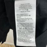 J.Crew  Ruffle Sleeve Mini Shirt Dress Cotton Pockets Classic Black US 2 NWT Photo 7