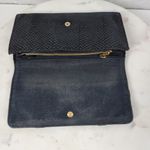 See By Chloe Checkbook Wallet 7.25" Black Soft Embossed Leather Bi-Fold Clutch Photo 15