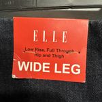 Elle  Wide Leg Jeans Women 2 Tall Low Rise Flare Stretch Blue Denim Pant *No belt Photo 3