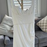 ZARA White Corset Dress  Photo 0