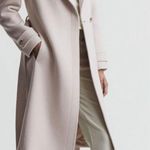 Reiss New Tor Belted Wool Blend Coat Peacoat Trench Coat Sz 4 $625 Photo 0