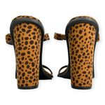 Wild Diva  | NWOT | Sz 9 | Animal Print Open Toe Chunky Heel Strappy Dress Pump Photo 4