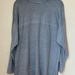 Free People  We The Free Long Sleeve Striped Shirt - Blue Photo 0