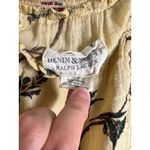 Denim & Supply Ralph Lauren Ralph Lauren Denim & Supply Yellow Floral Print Smocked 3/4 Sleeve Blouse Size S Photo 4