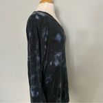 Old Navy Navy Blue Tie Dye Vneck Long Sleeve Top maternity size XL Photo 1
