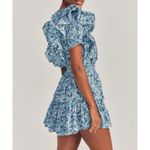 Love Shack Fancy  x Liberty London Blue Natasha Dress Petite Photo 1