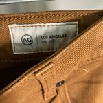 AG Adriano Goldschmied Saige Wide Leg Crop Women 28 High Rise Fit Denim Caramel Tan Photo 7