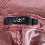 Hudson Nico Super Skinny Jeans Size 27 Red Dusty Rose Photo 6