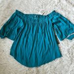 Tart  Collection Women’s Satin off the Shoulder otoline capri breeze size Medium Photo 1