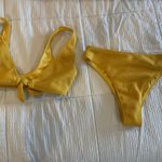 MINKPINK High Waisted Yellow Bikini Photo 0