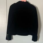 INC  International Concepts Black Velvet Jacket with Gold Accents like new Photo 3