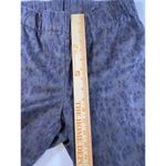 Soft Surroundings Metro Pants Purple Leopard Print Elastic Waist Pull On Large Photo 5