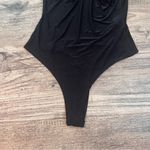 Pretty Little Thing  BLACK SLINKY ASYMMETRIC CUTOUT SLEEVELESS Bodysuit NWT #46 Photo 9