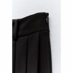 ZARA  Black Pleated Skort Photo 3