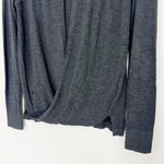 Lululemon  Back to Balance Long Sleeve Sweater in Heathered Graphite Grey Photo 8