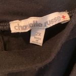 Charlotte Russe  Black Choker Short Sleeve Cotton Bodycon Dress Women’s 2X Photo 2