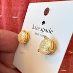 Kate Spade  Rise and Shine Opal-glitter Gold Stud Earrings Photo 1