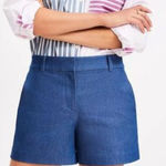 Loft The Riviera Short Womens Size 16 Blue Denim Casual Career Photo 0