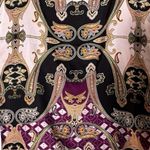 Vince Camuto Skirt.Baroque Paisley Print. Lined. Zip Up Back. Size 4 Photo 3