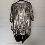 Betsy and Adam Vintage Women’s XL Metallic Leopard Top Blouse New Deadstock Photo 3