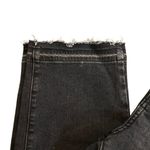 Talbots  NWT size 12 Slim ankle jeans black raw hem Photo 2
