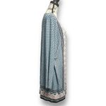 J.Jill  Size XL Black Blue Paisley Boho Art to Wear Tunic Top Dress Festival Chic Photo 3