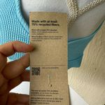 Nike  RIBBED SKY BREEZE SWIMWEAR Size large Bikini top Blue NWT MSRP $55 Photo 3